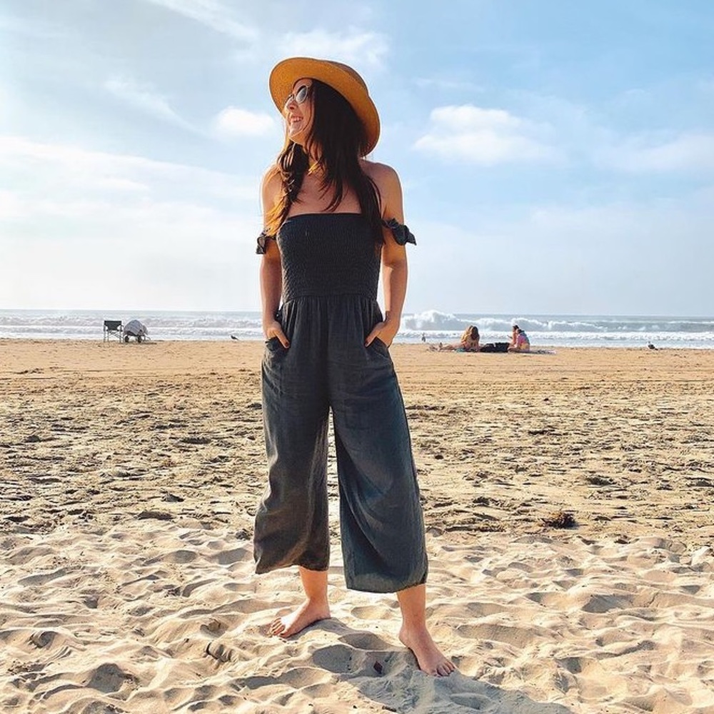 Lulus olive green jumpsuit!